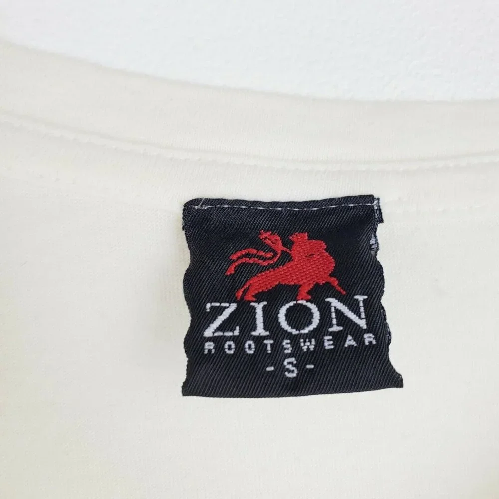 BOB MARLEY "Don't Gain The World And Lose Your Soul" White V-Neck T-Shirt Sz S - Picture 3 of 6